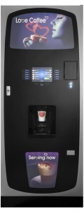 CRANE VOCE MEDIA Bean to Cup Hot Drink Vending Machine
